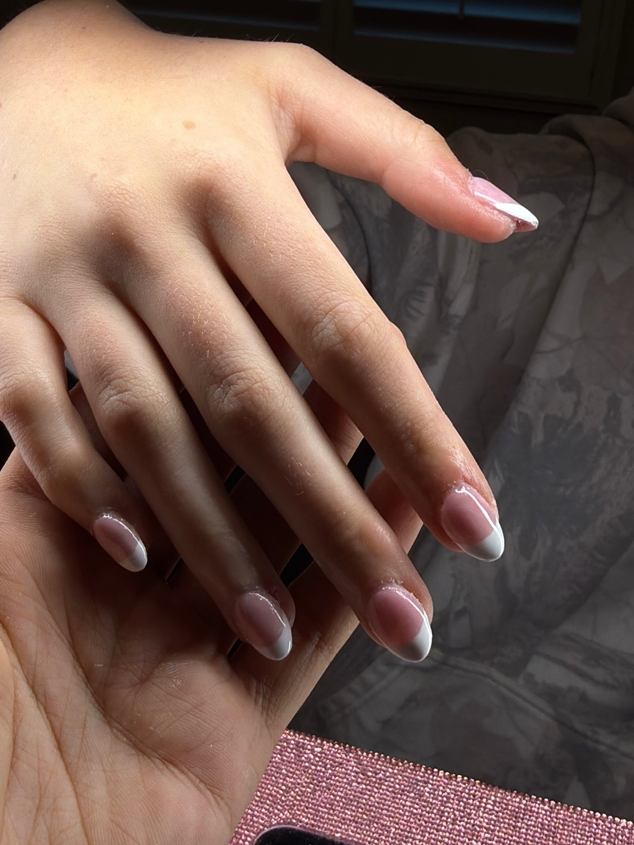 Pretty in pink: acrylic nail art by Eiman